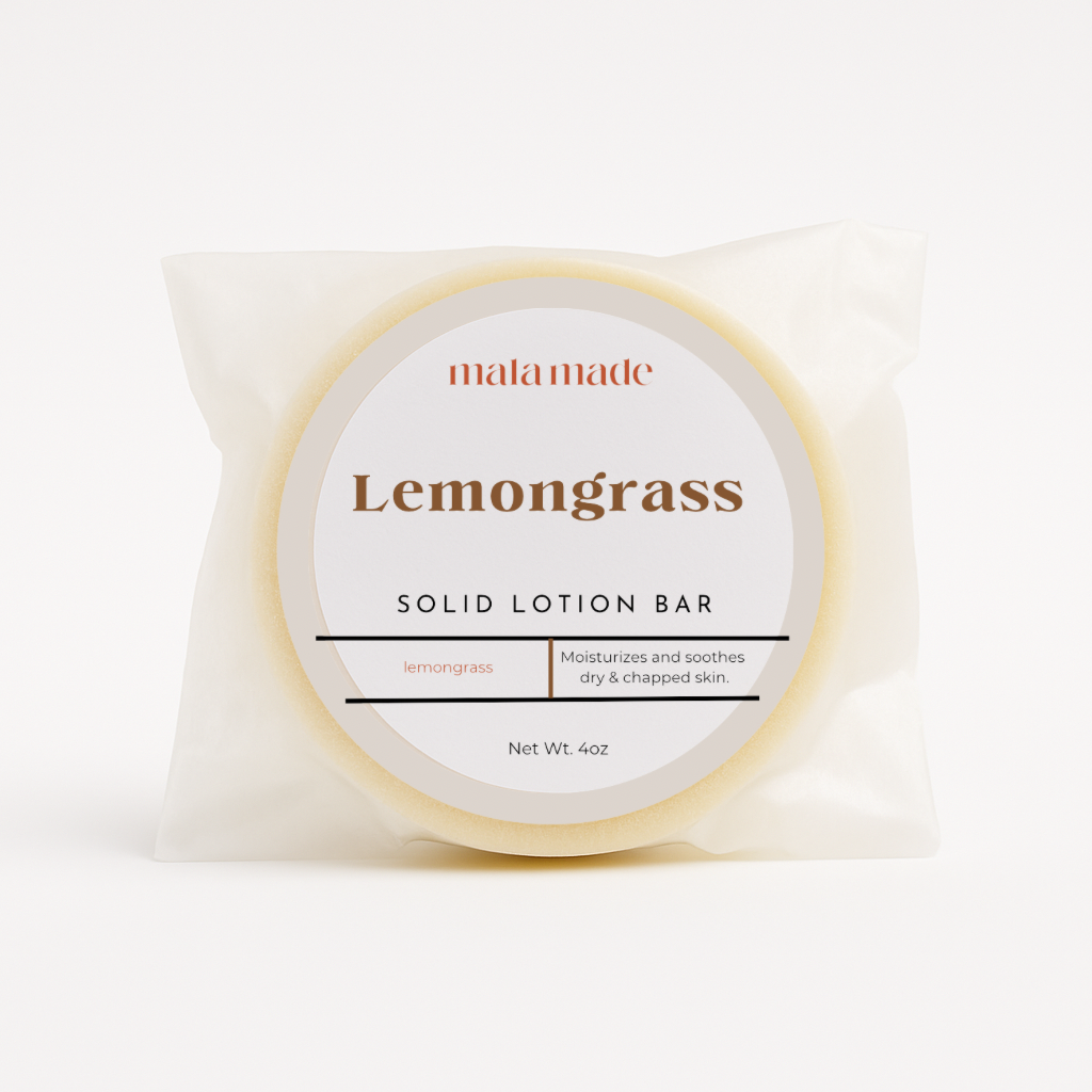 Solid Lotion Bar / Lemongrass