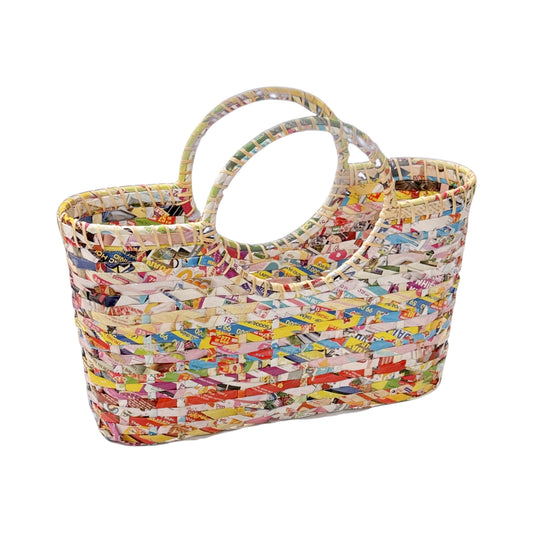 Recycled Newspaper Tote
