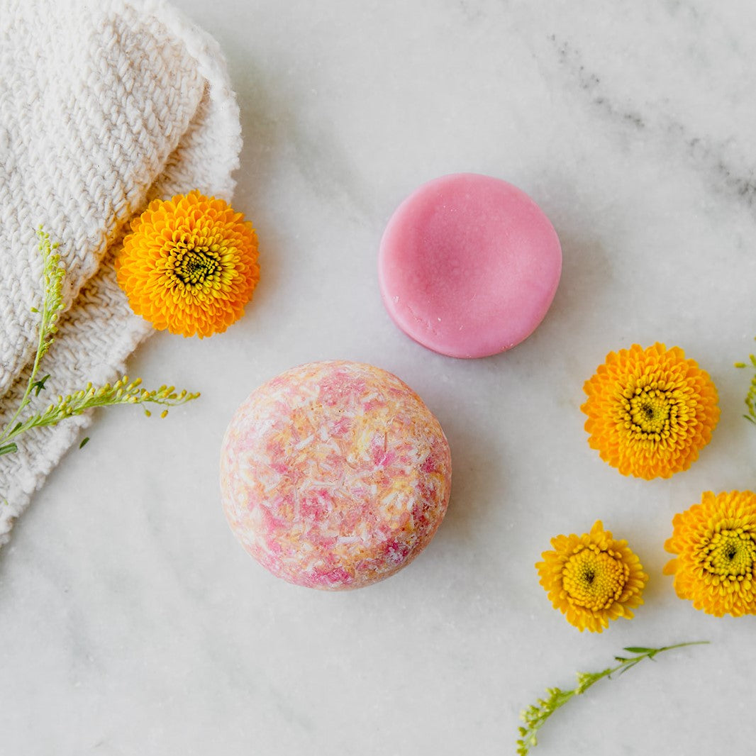 Solid Shampoo Bar / Jasmine + Hibiscus