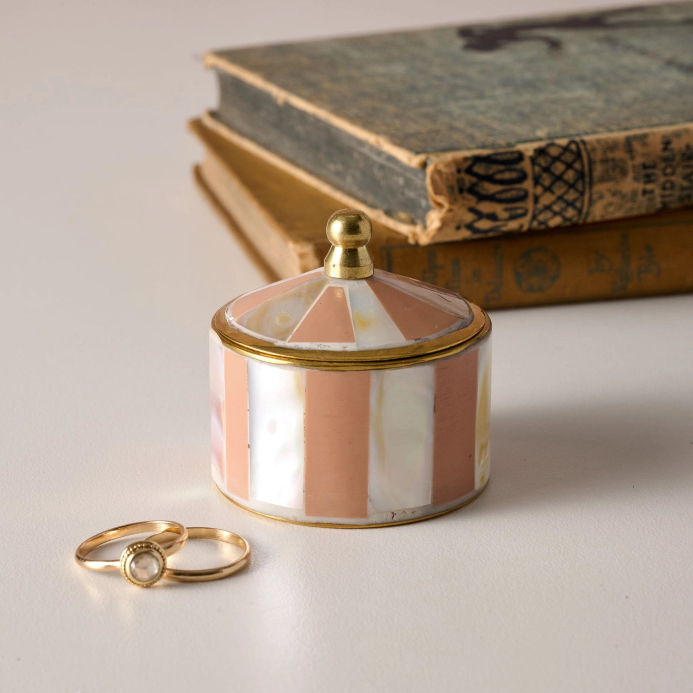 Circus Tent Box - Peach