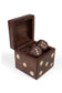 Wood Dice Box